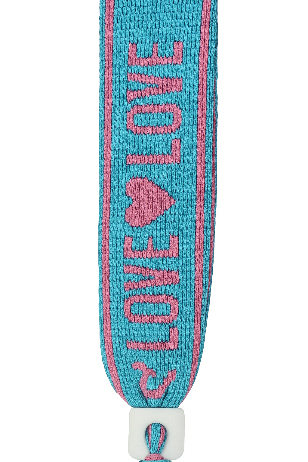 Love bracelets  (Blauwe lintarmbandjes met kraal)