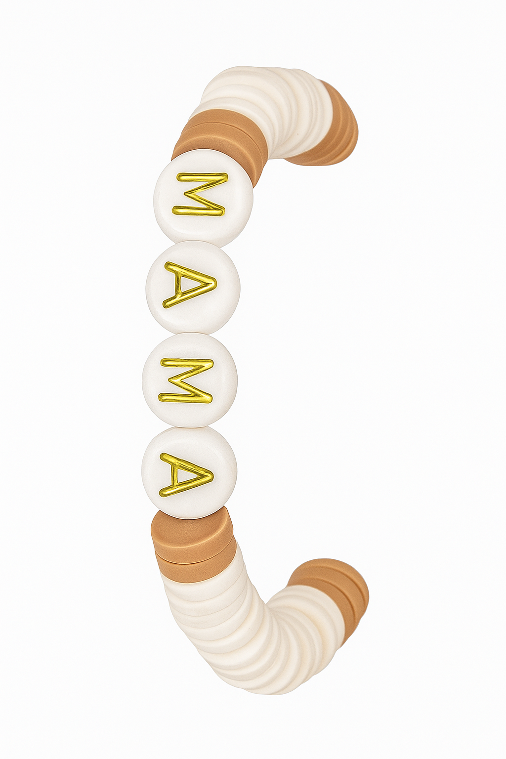 Cappuccino Chic  (bruin-wit met “MAMA” – stijlvol en liefdevol)